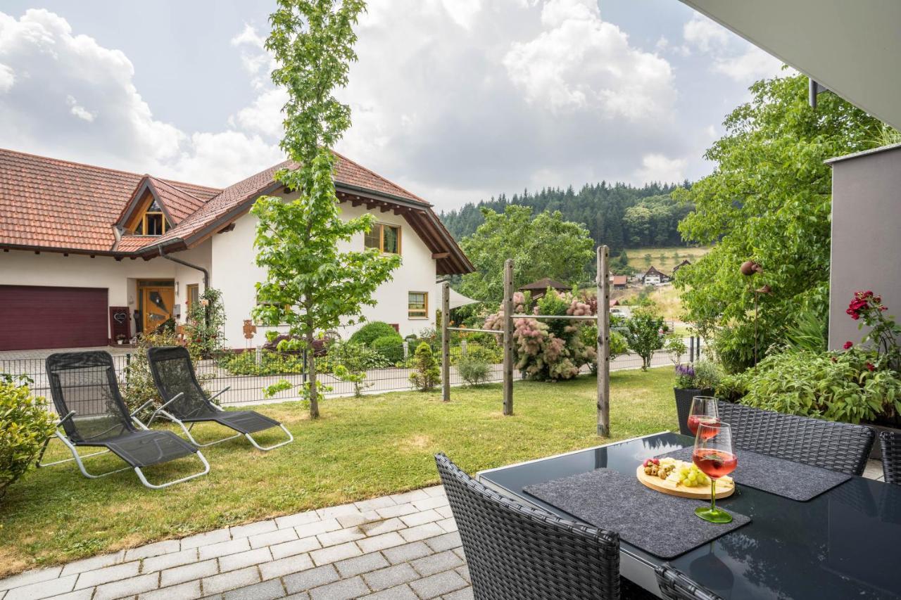 Ferienwohnung Hohfelsenblick Seebach Exterior foto