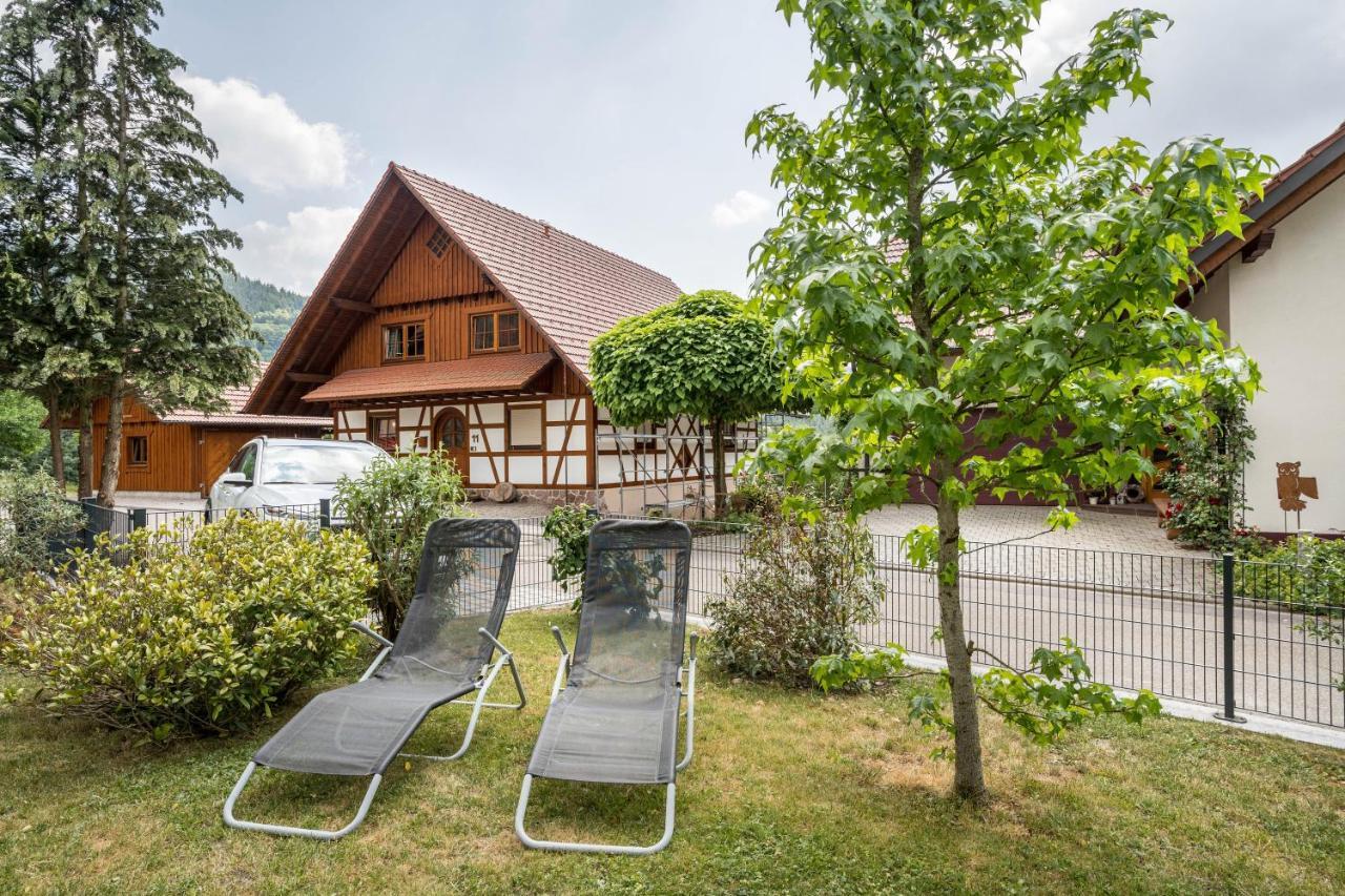 Ferienwohnung Hohfelsenblick Seebach Exterior foto